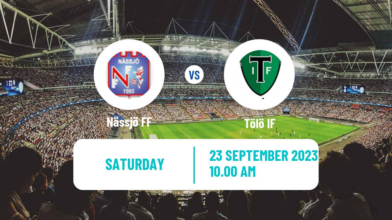 Soccer Swedish Division 2 - Västra Götaland Nässjö - Tölö