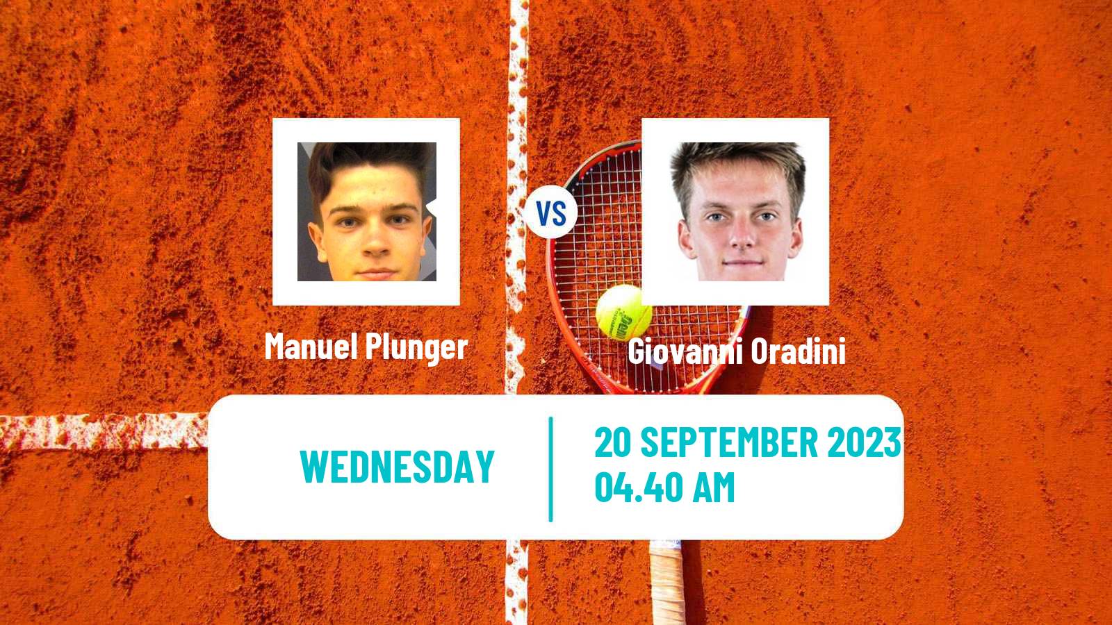 Tennis ITF M25 Santa Margherita Di Pula 6 Men Manuel Plunger - Giovanni Oradini