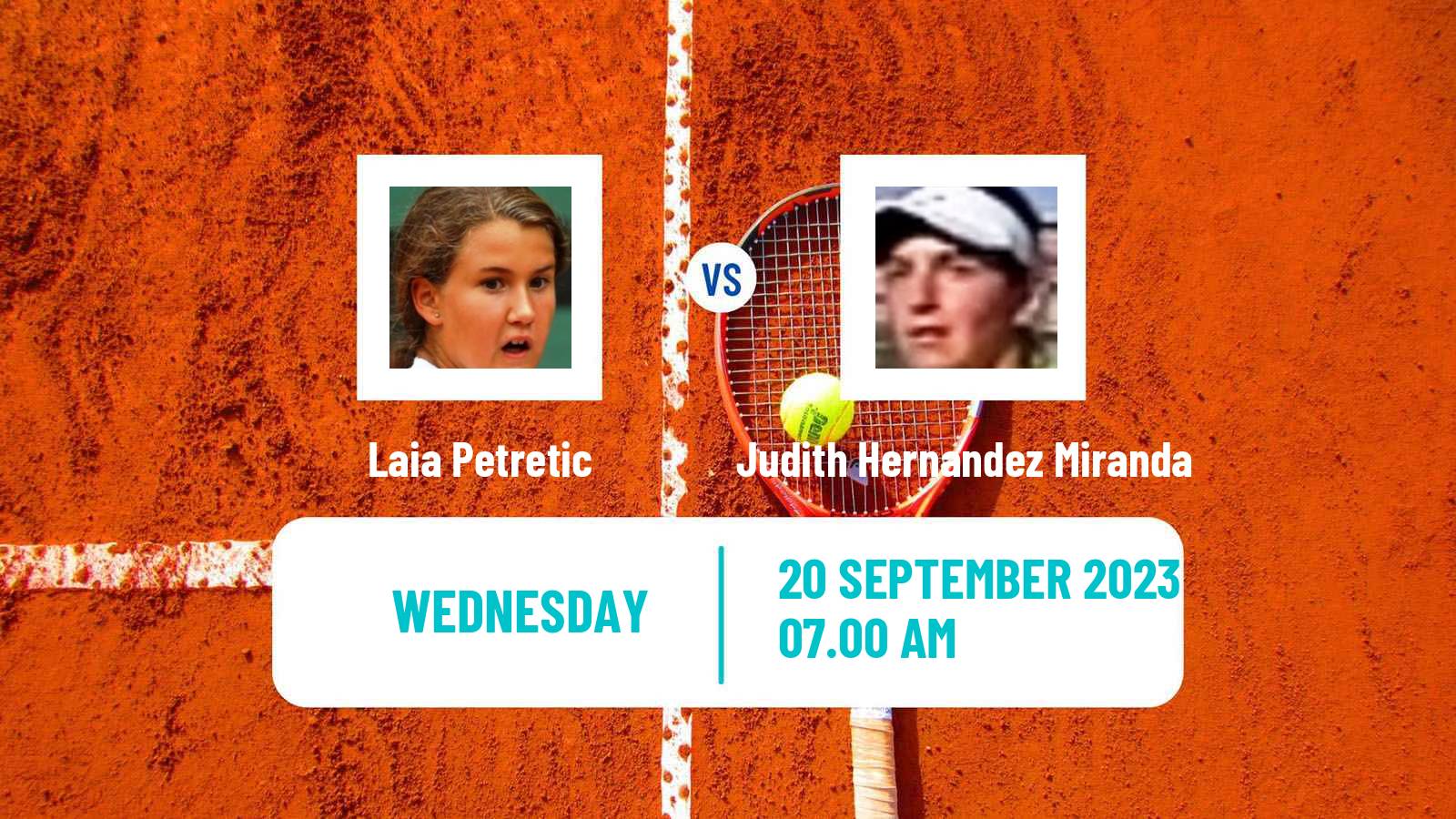 Tennis ITF W25 Ceuta Women Laia Petretic - Judith Hernandez Miranda