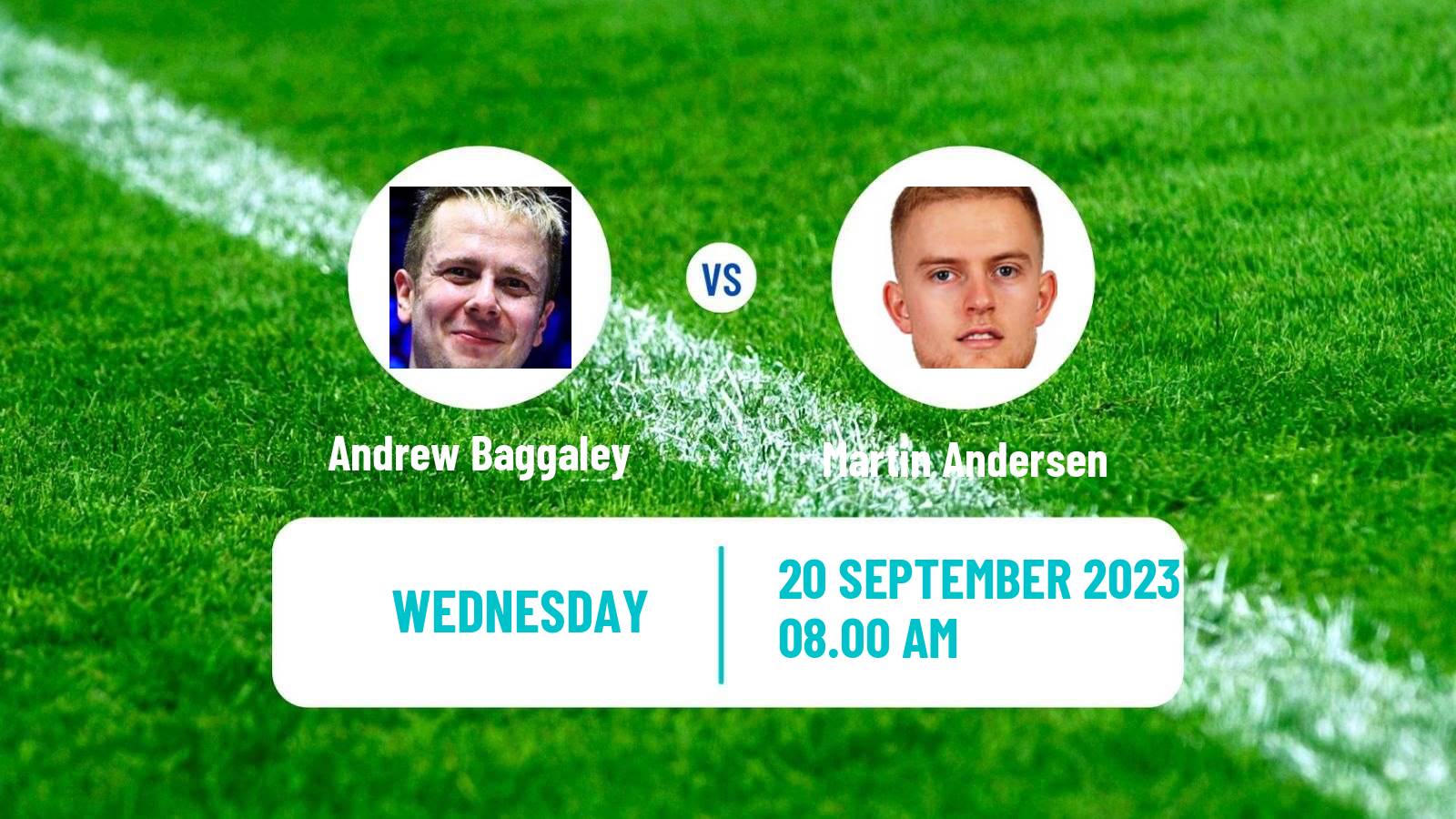 Table tennis Tt Star Series Men Andrew Baggaley - Martin Andersen