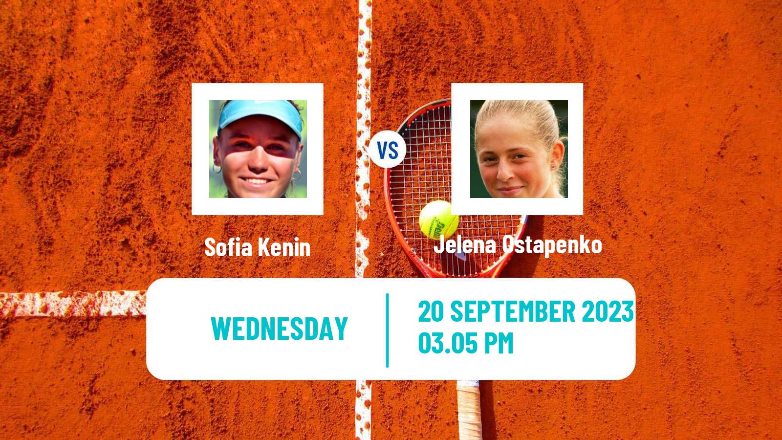 Tennis WTA Guadalajara Sofia Kenin - Jelena Ostapenko