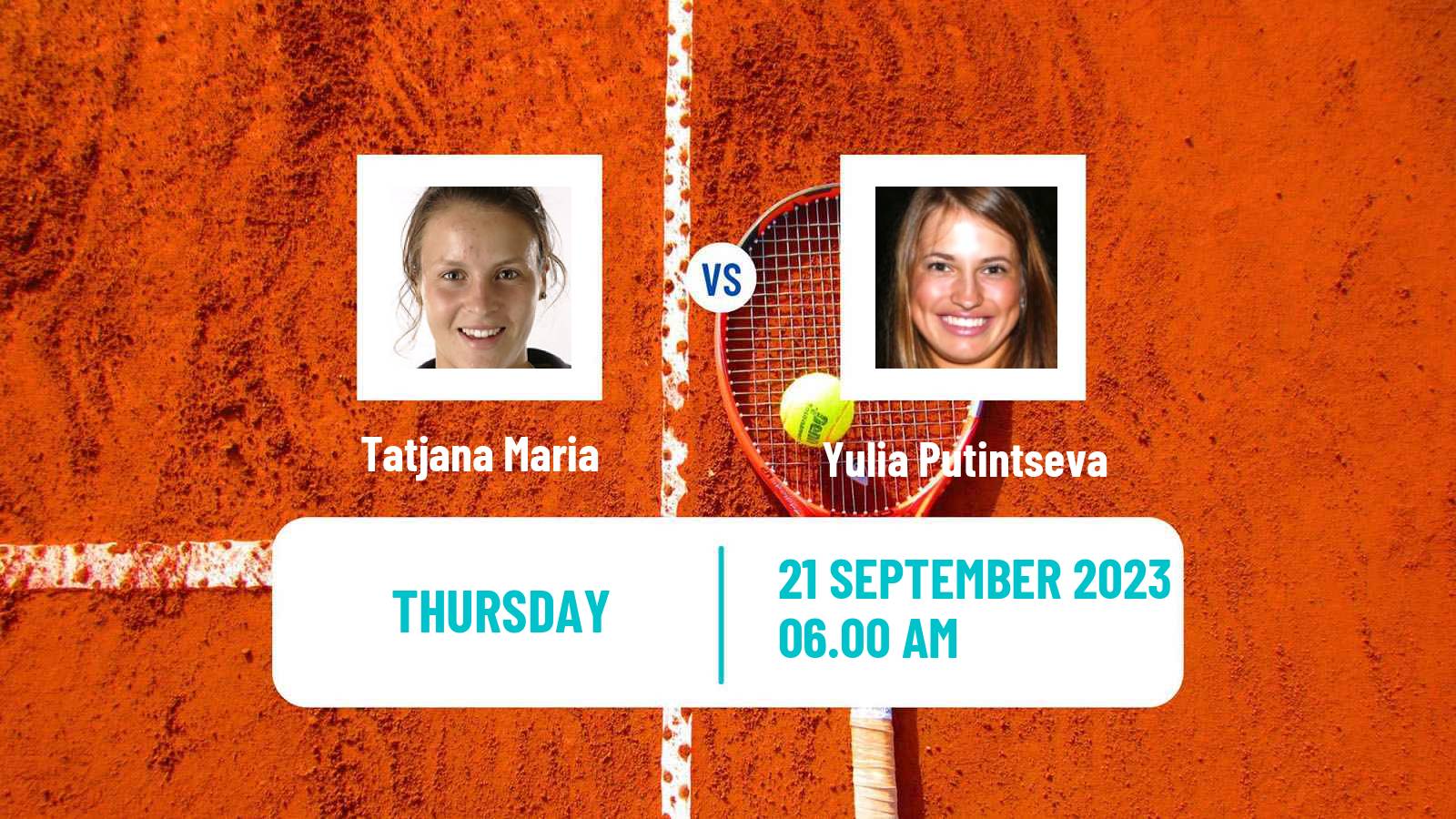 Tennis WTA Guangzhou Tatjana Maria - Yulia Putintseva