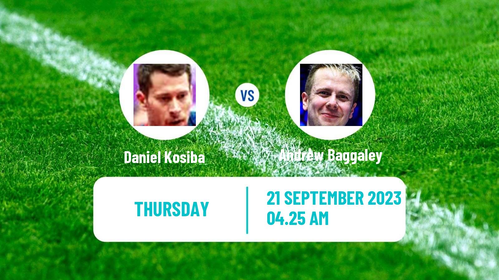 Table tennis Tt Star Series Men Daniel Kosiba - Andrew Baggaley