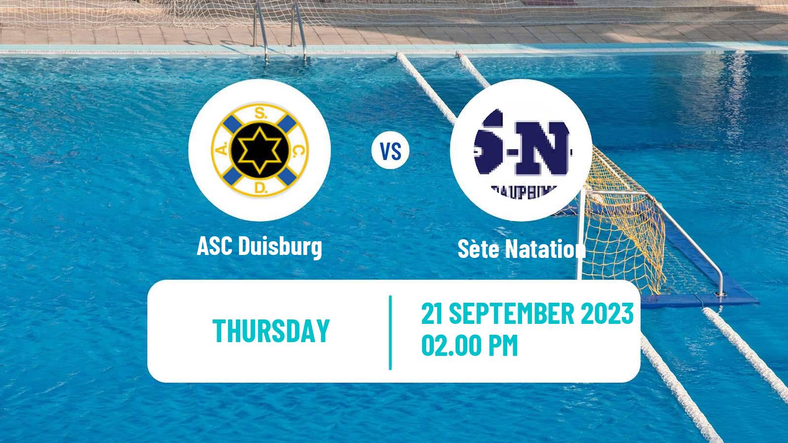 Water polo Euro Cup Water Polo ASC Duisburg - Sète Natation