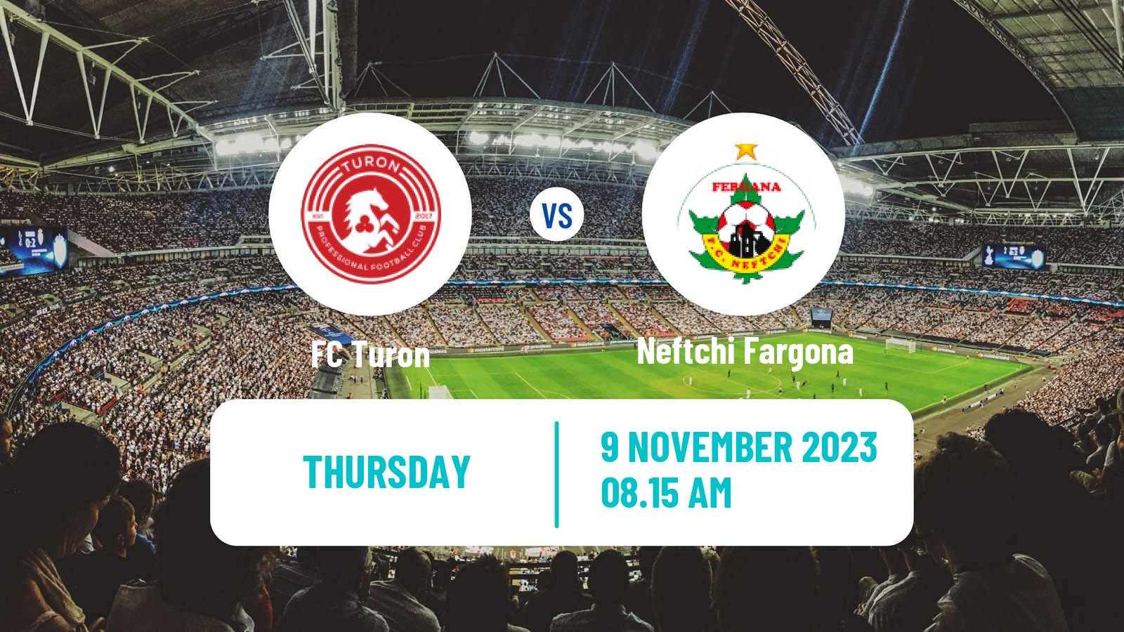 Soccer Uzbek League Turon - Neftchi Fargona