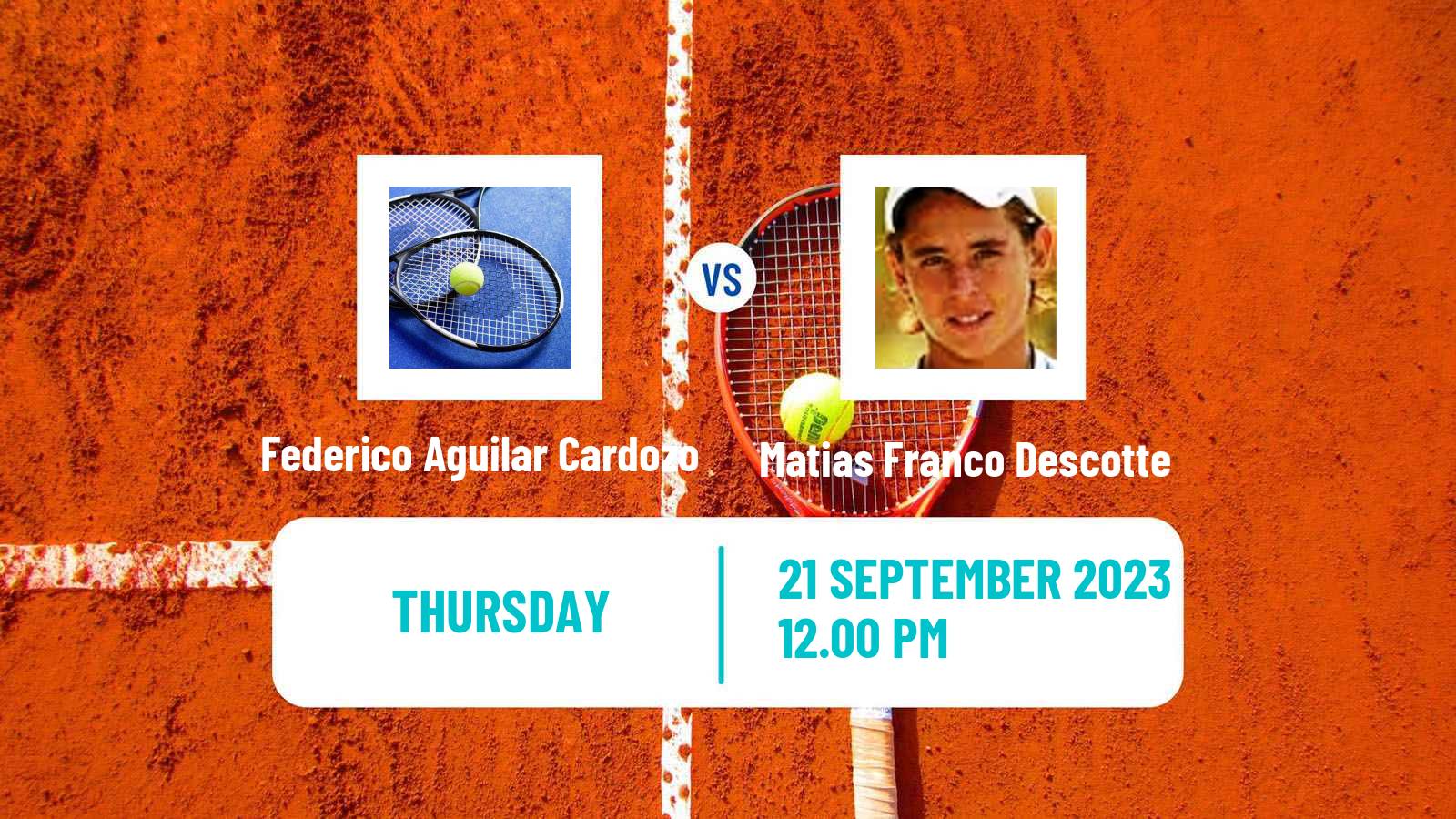 Tennis ITF M15 Punta Del Este Men Federico Aguilar Cardozo - Matias Franco Descotte