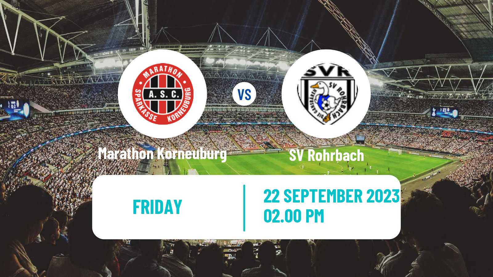 Soccer Austrian Landesliga Niederosterreich Marathon Korneuburg - Rohrbach