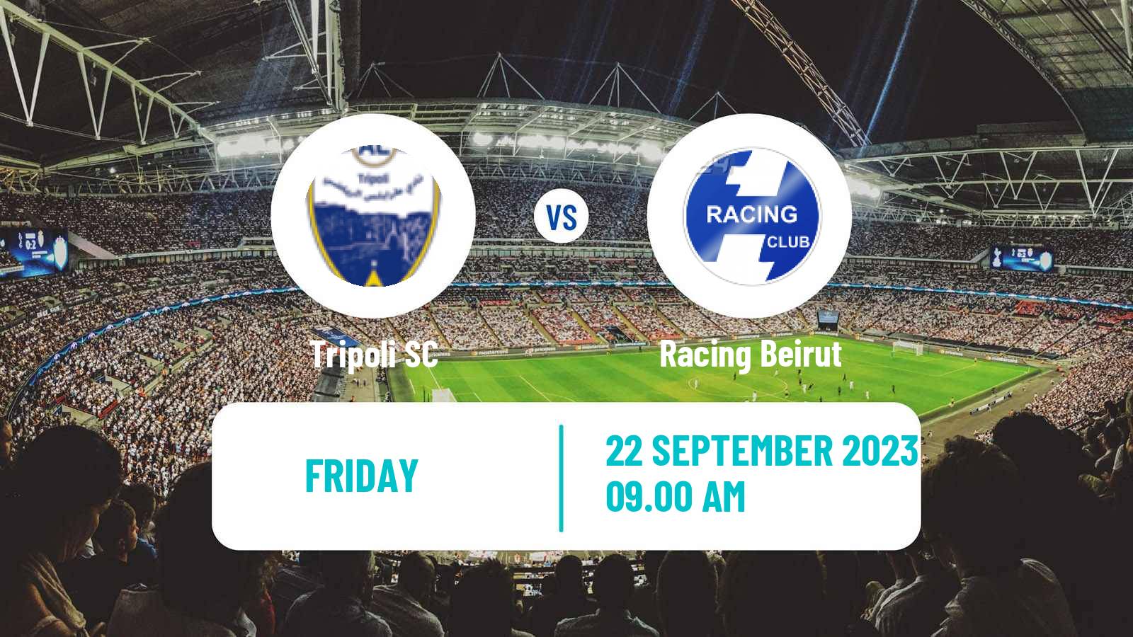 Soccer Lebanese Premier League Tripoli - Racing Beirut