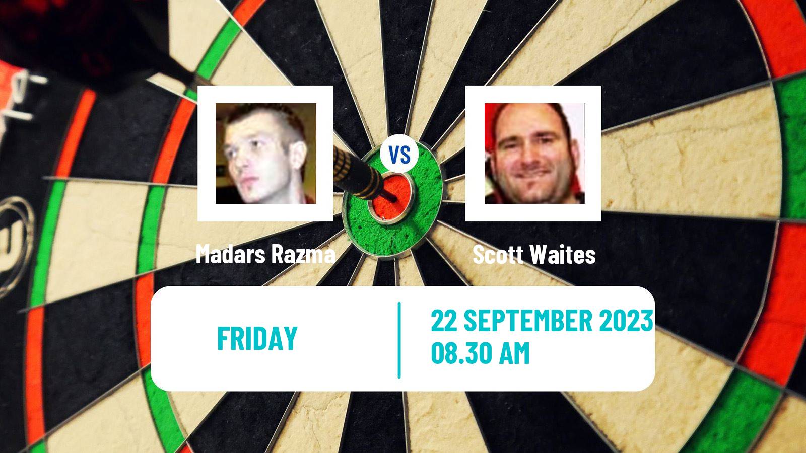 Darts European Tour 12 Madars Razma - Scott Waites