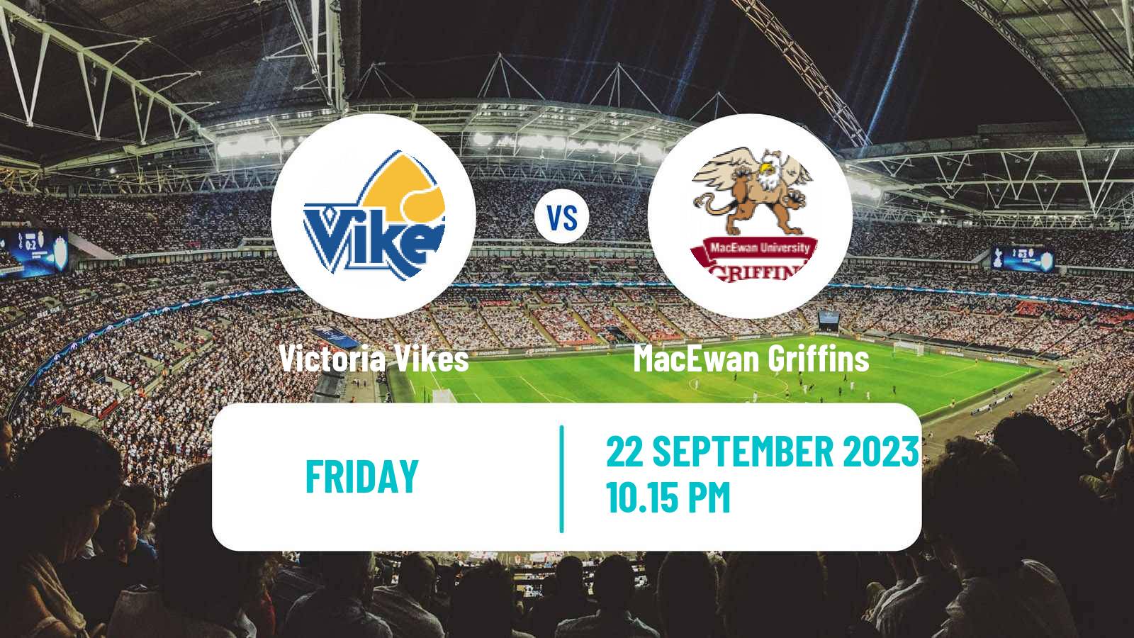 Football Canadian U Sports Soccer Victoria Vikes - MacEwan Griffins