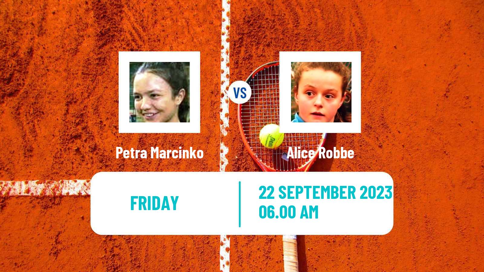 Tennis ITF W60 H Caldas Da Rainha Women Petra Marcinko - Alice Robbe