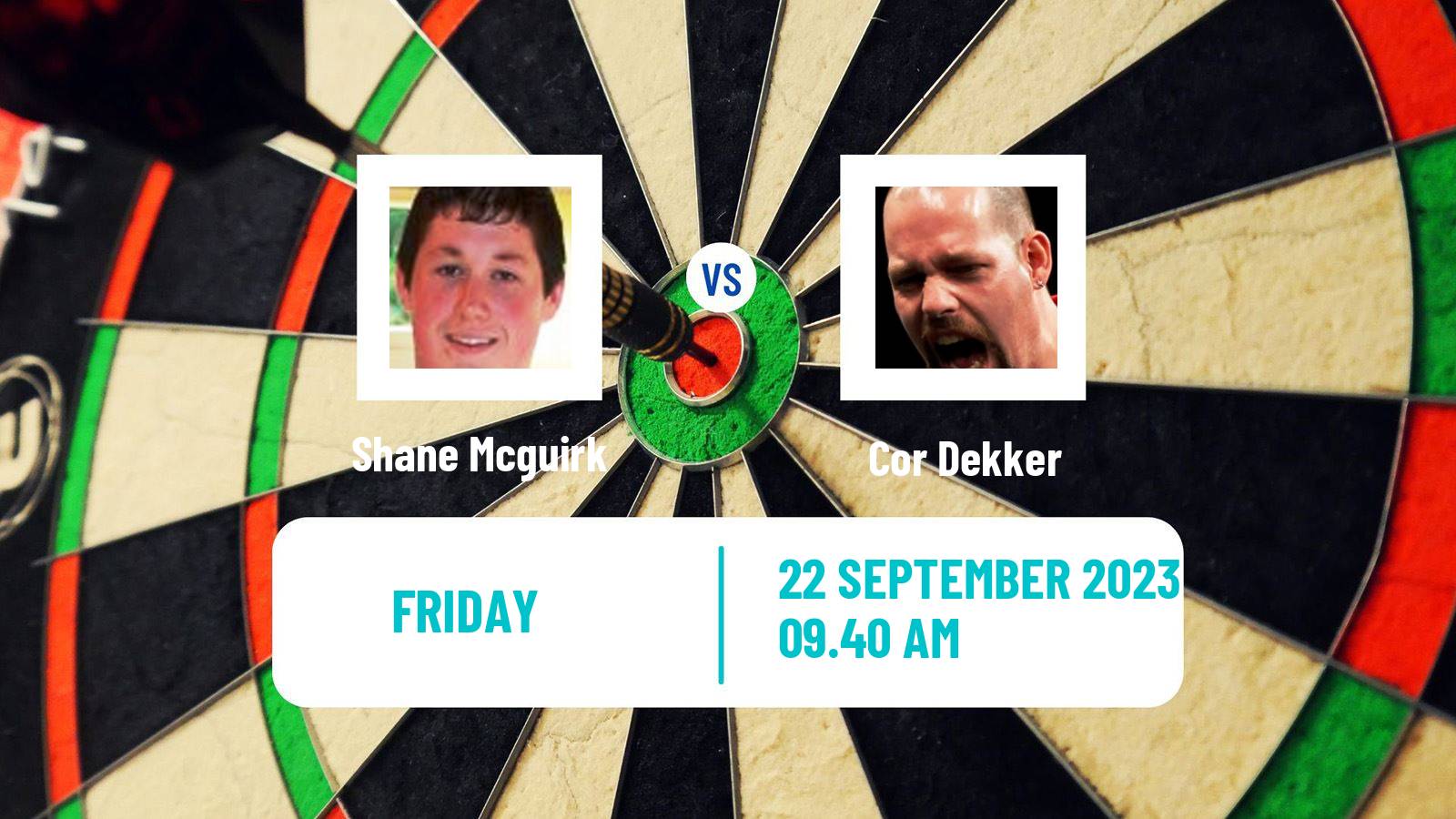 Darts Modus Super Series Shane Mcguirk - Cor Dekker
