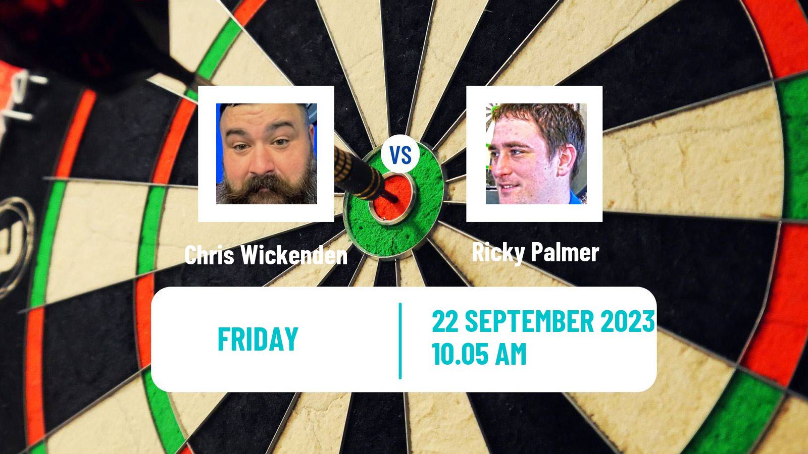 Darts Modus Super Series Chris Wickenden - Ricky Palmer