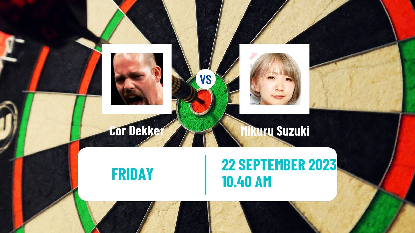 Darts Modus Super Series Cor Dekker - Mikuru Suzuki