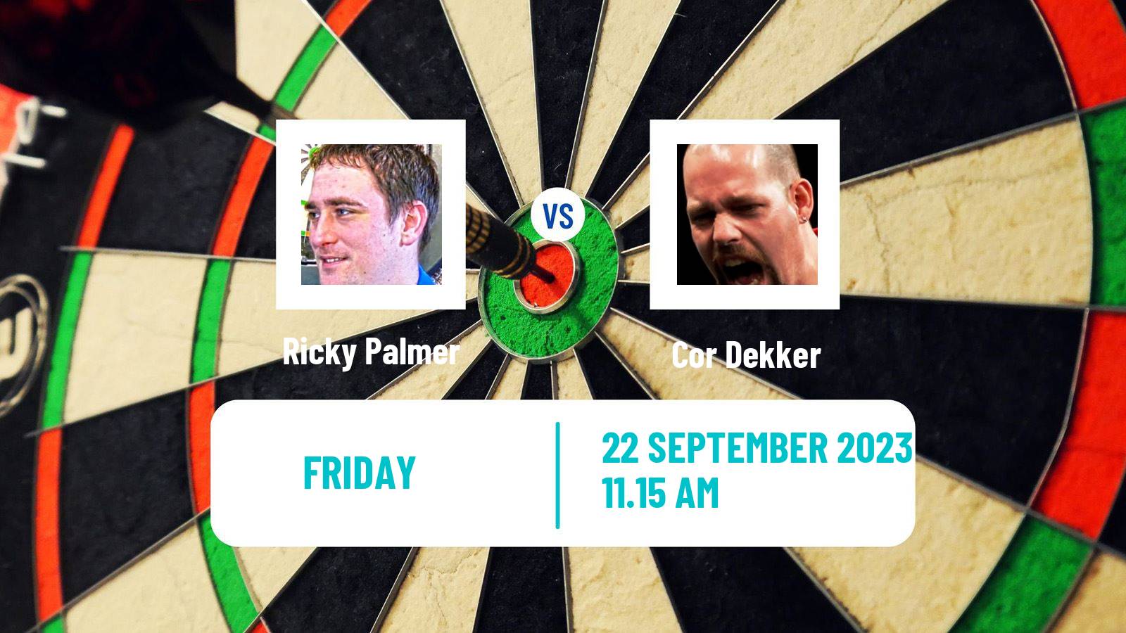 Darts Modus Super Series Ricky Palmer - Cor Dekker