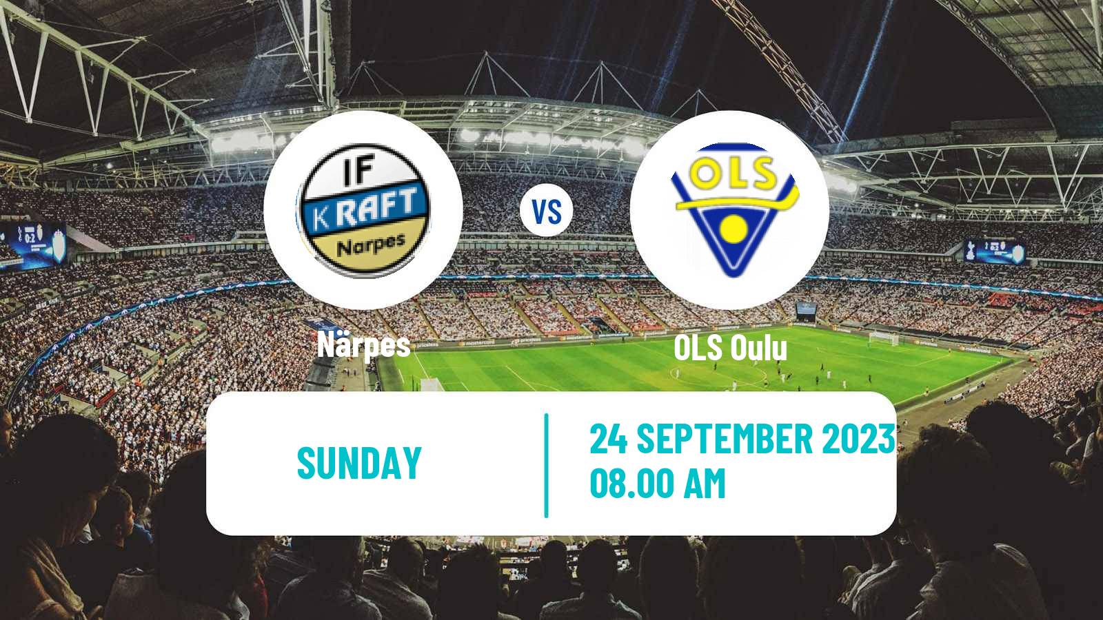 Soccer Finnish Kakkonen Group C Närpes - OLS