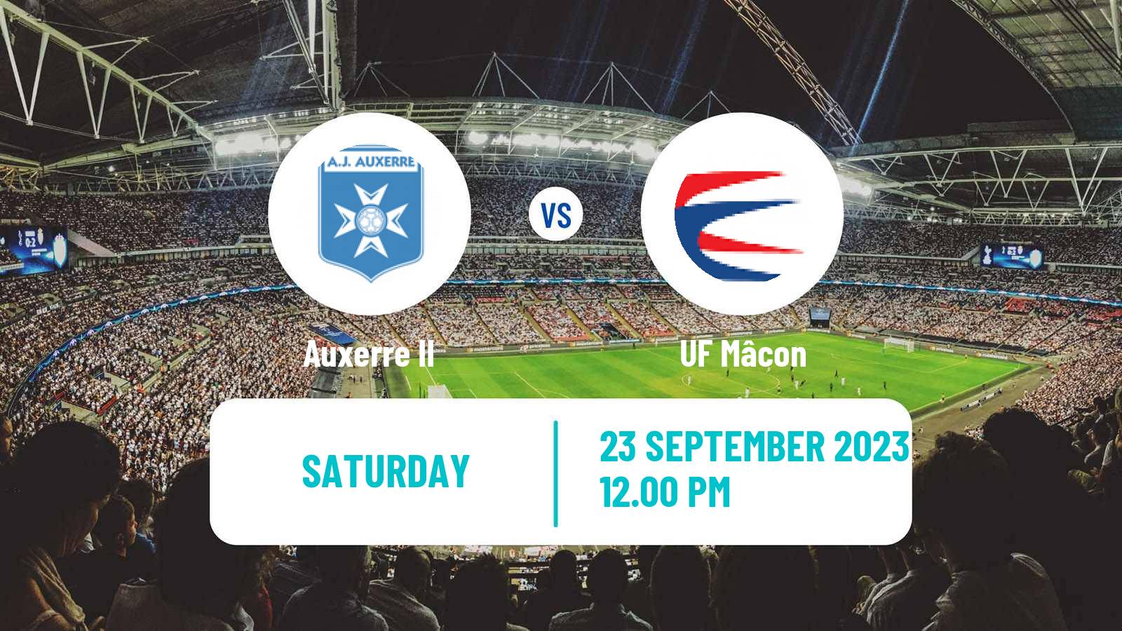 Football French National 2 - Group D Auxerre II - Mâcon