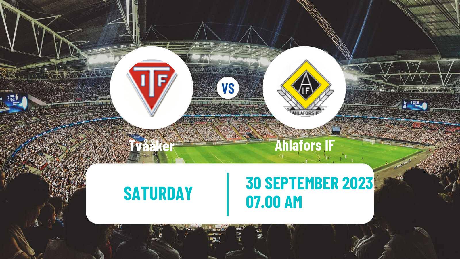 Soccer Swedish Division 1 Södra Tvååker - Ahlafors