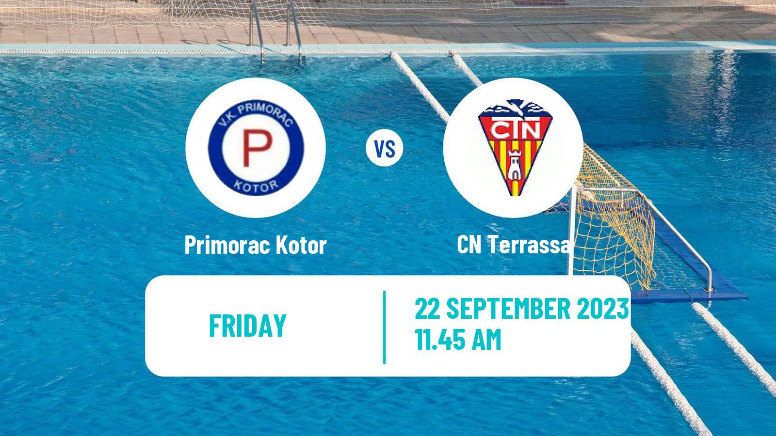 Water polo Euro Cup Water Polo Primorac Kotor - Terrassa