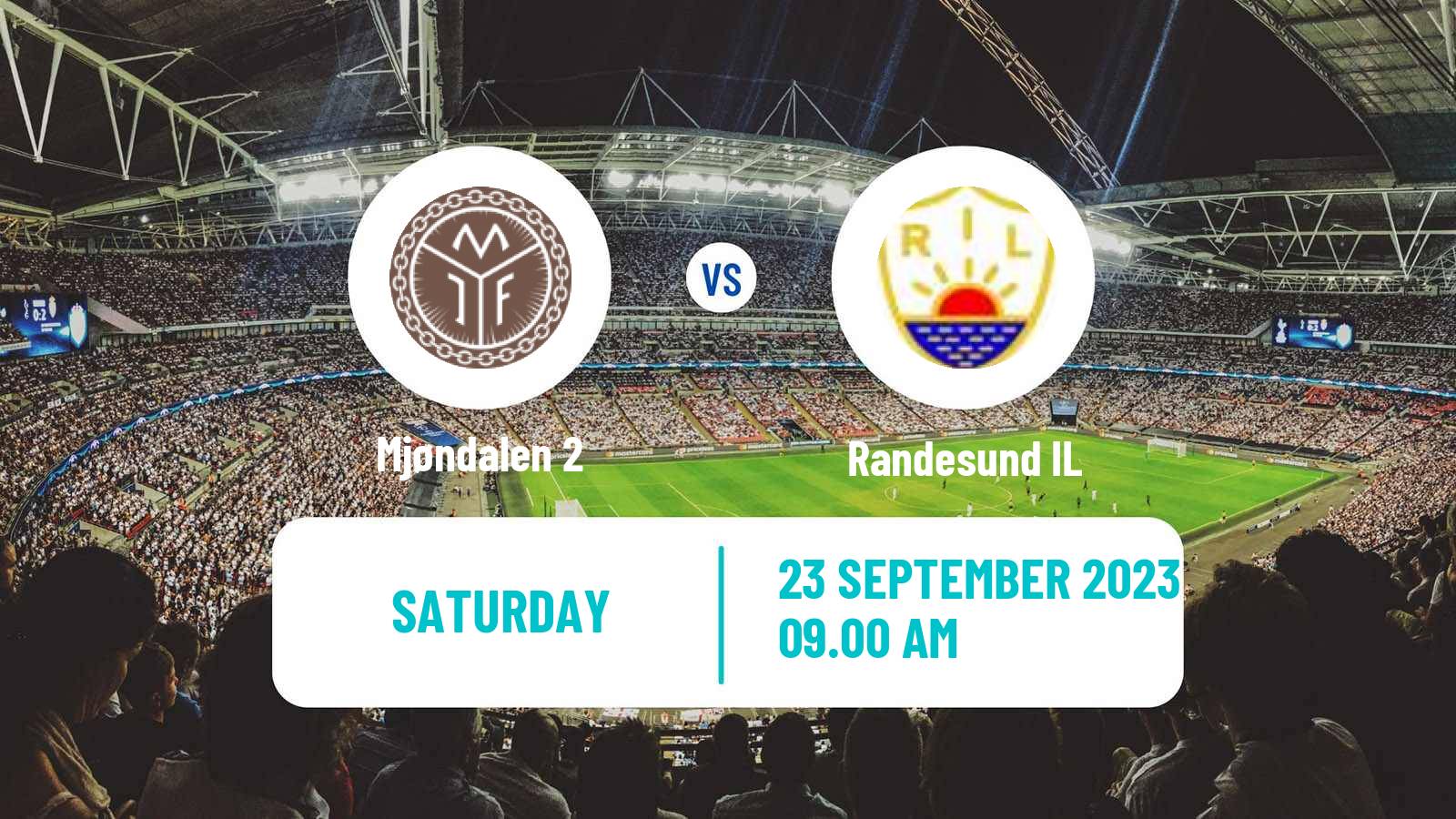 Soccer Norwegian Division 3 - Group 4 Mjøndalen 2 - Randesund