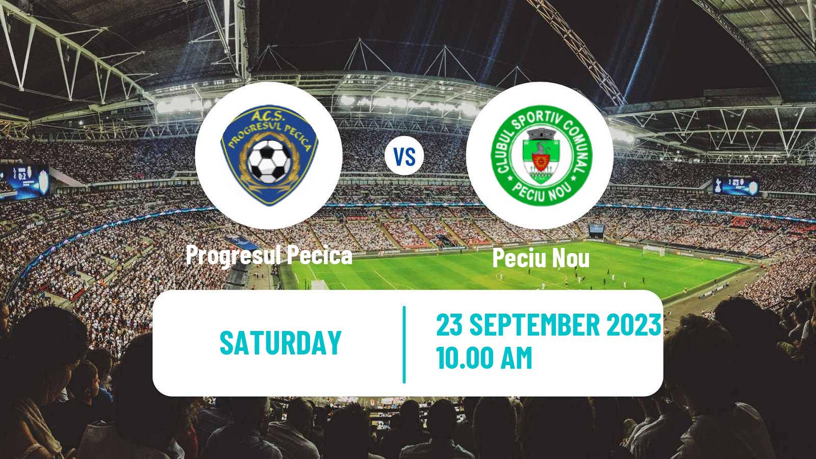 Soccer Romanian Liga 3 - Seria 8 Progresul Pecica - Peciu Nou