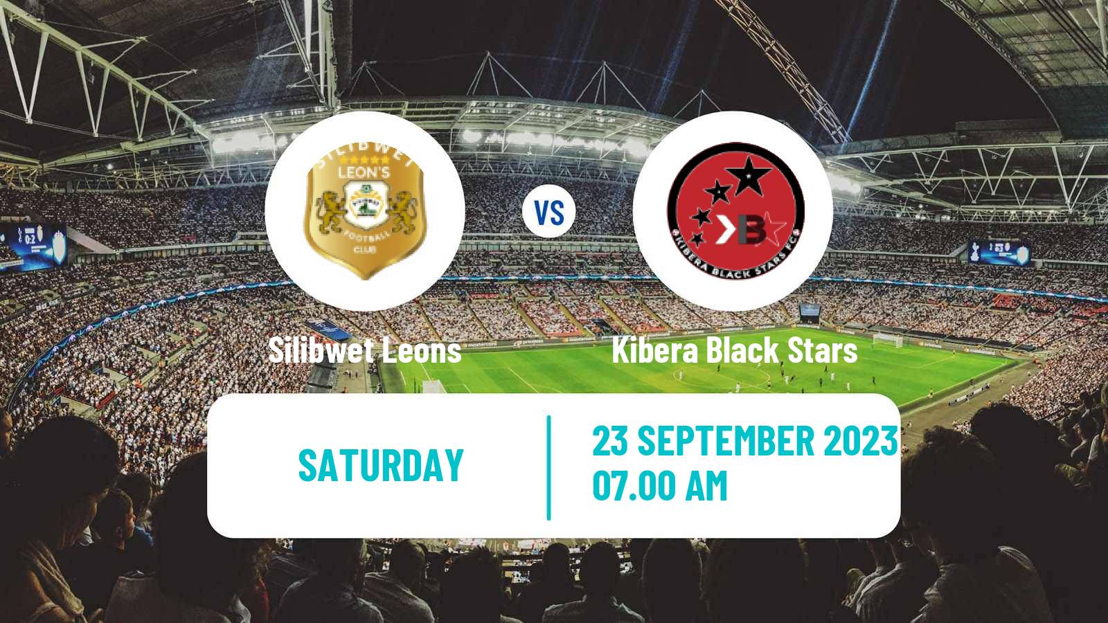 Soccer Kenyan Super League Silibwet Leons - Kibera Black Stars