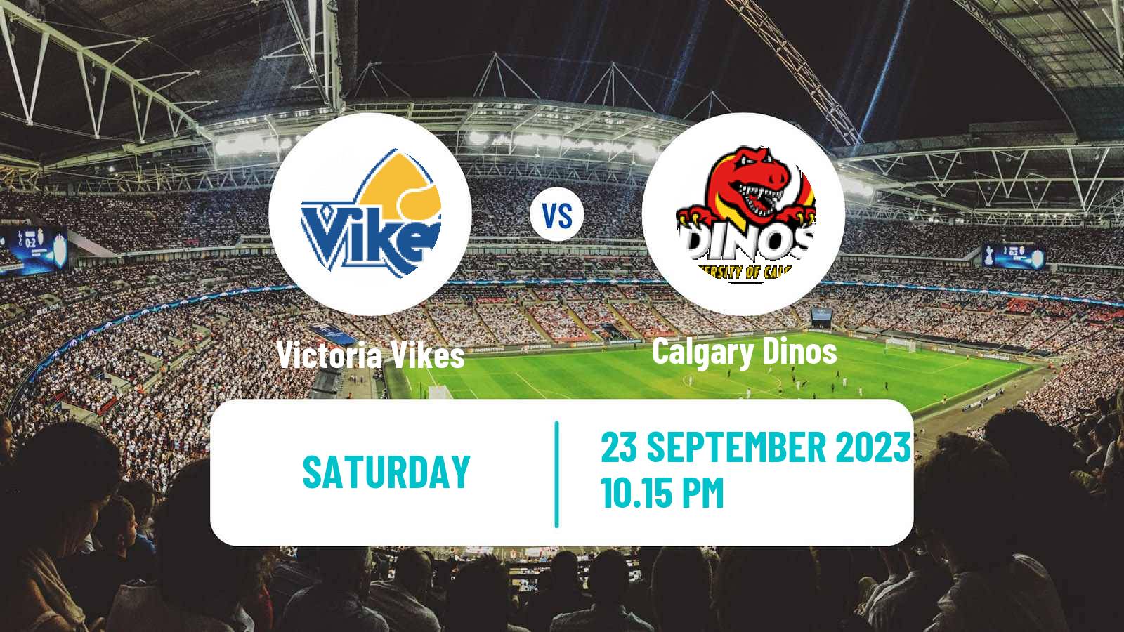 Football Canadian U Sports Soccer Victoria Vikes - Calgary Dinos