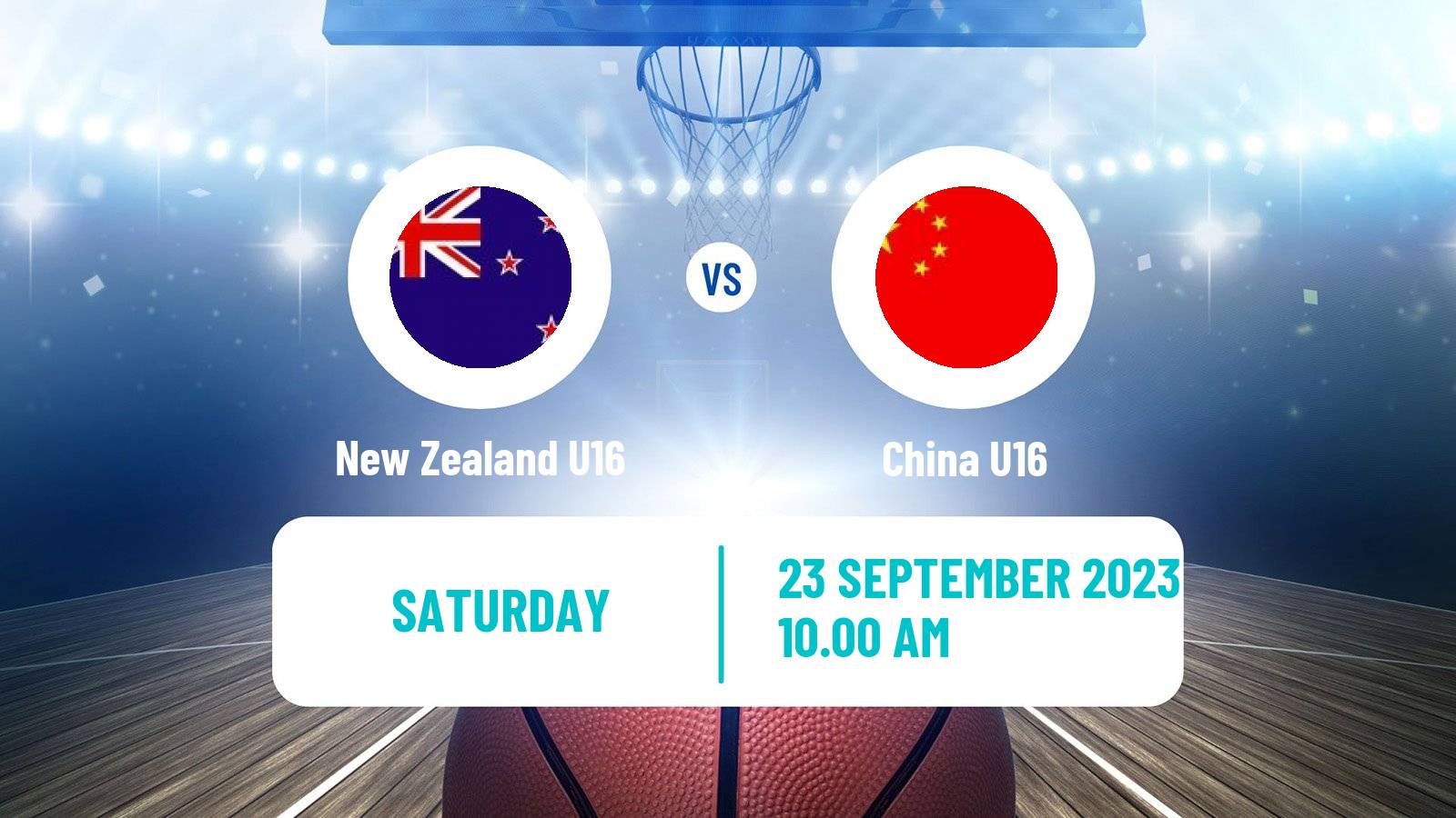 Basketball Asia Championship U16 Basketball New Zealand U16 - China U16