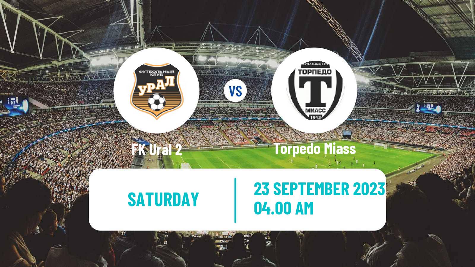 Soccer  FNL 2 Division B Group 4 Ural 2 - Torpedo Miass