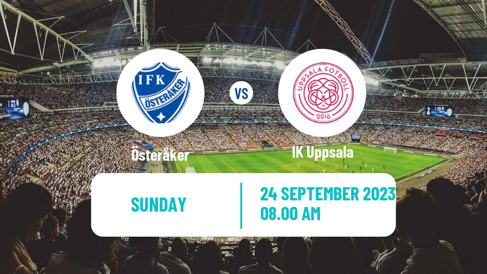 Soccer Swedish Division 2 - Norra Svealand Österåker United - Uppsala