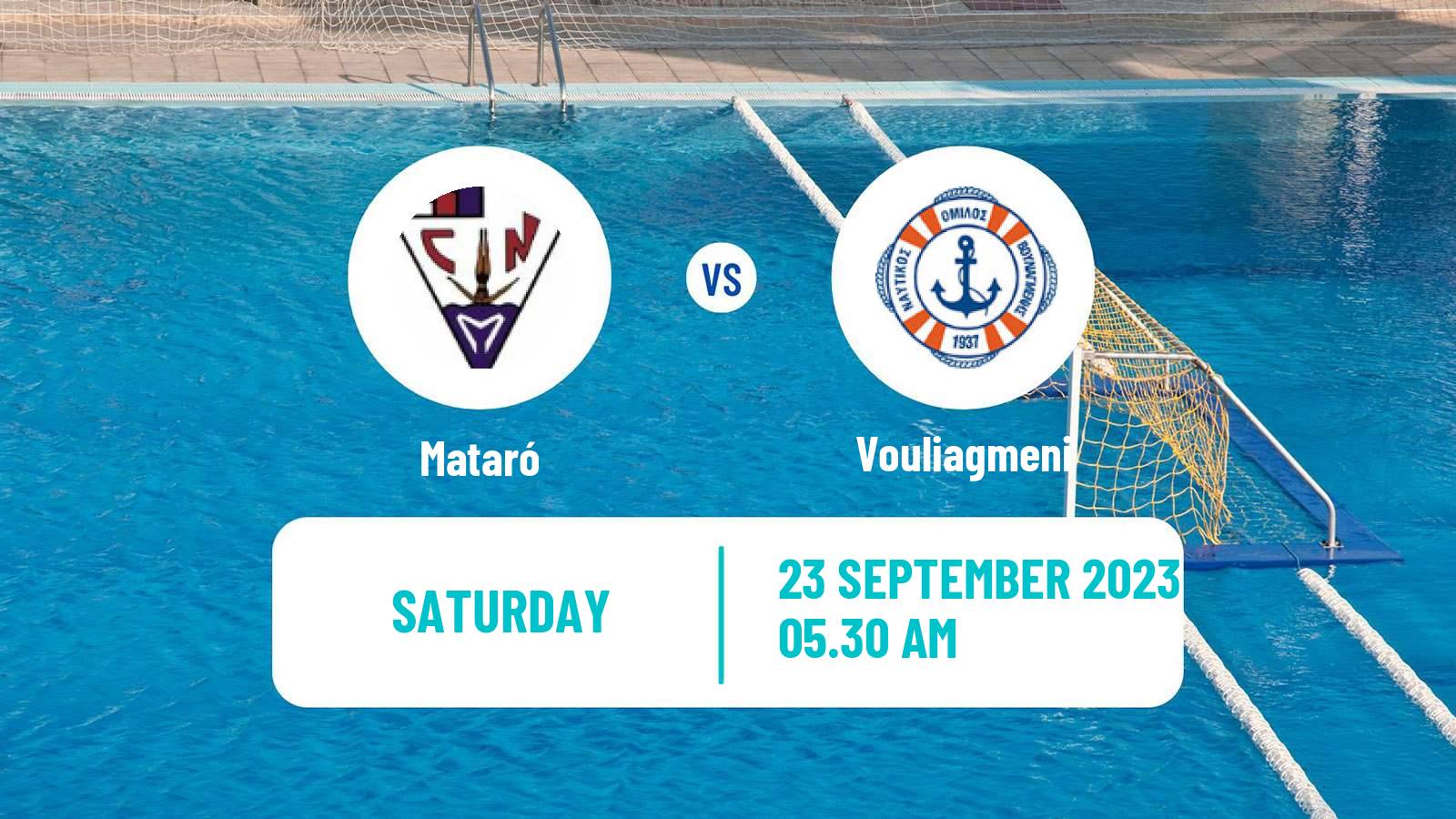 Water polo Champions League Water Polo Women Mataró - Vouliagmeni