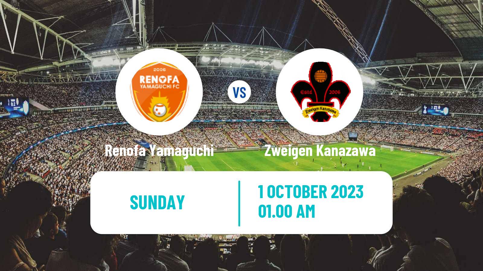 Soccer Japan J2 League Renofa Yamaguchi - Zweigen Kanazawa