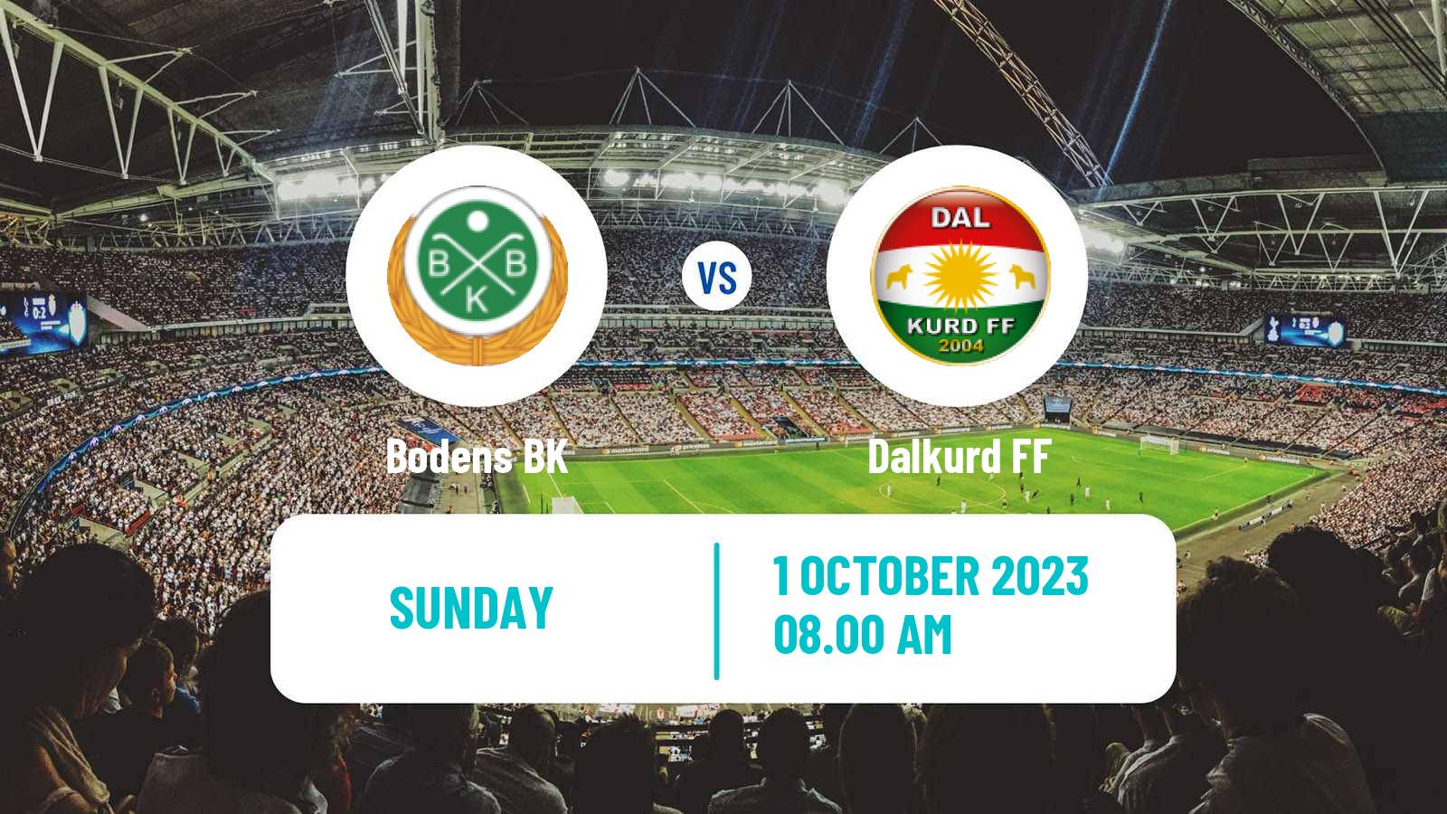 Soccer Swedish Division 1 Norra Boden - Dalkurd