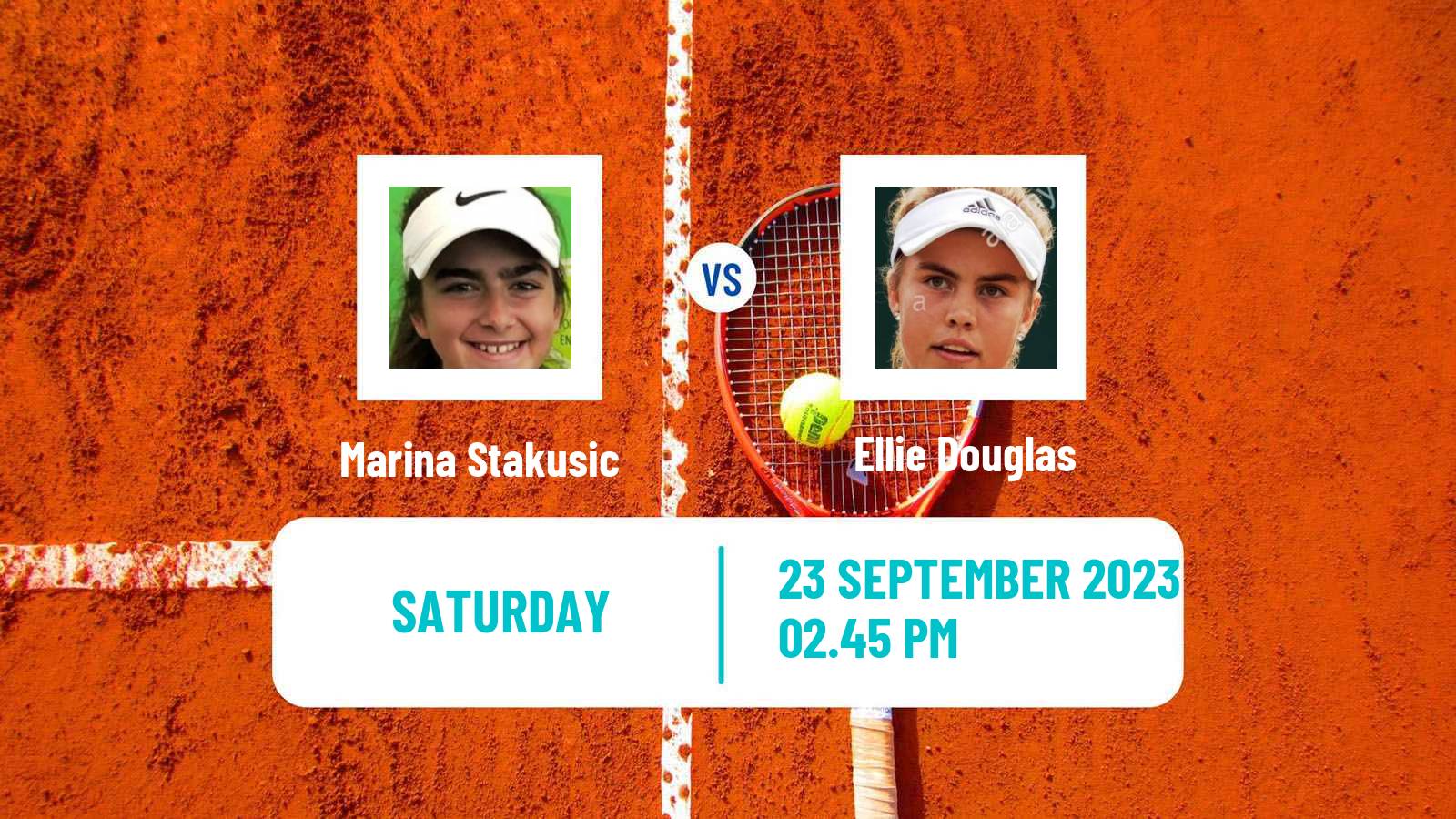 Tennis ITF W60 Berkeley Ca Women Marina Stakusic - Ellie Douglas