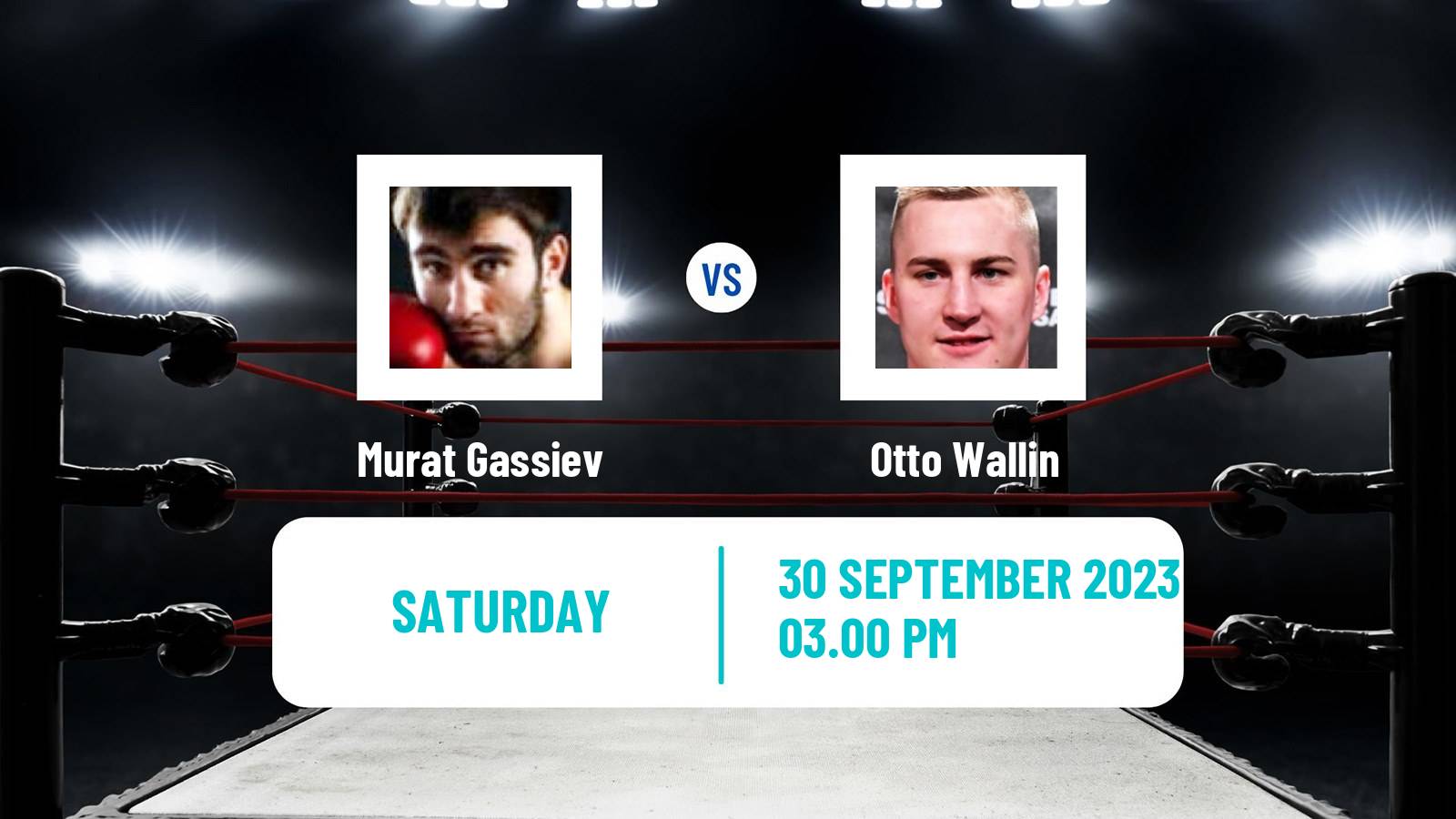 Boxing Heavyweight WBA Inter Continental Title Men Murat Gassiev - Otto Wallin