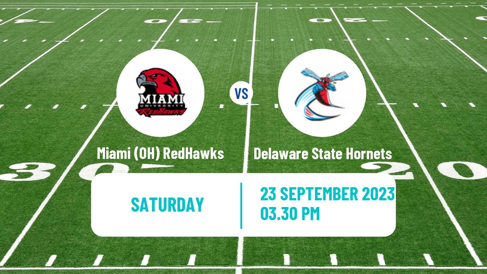 American football NCAA College Football Miami OH RedHawks - Delaware State Hornets