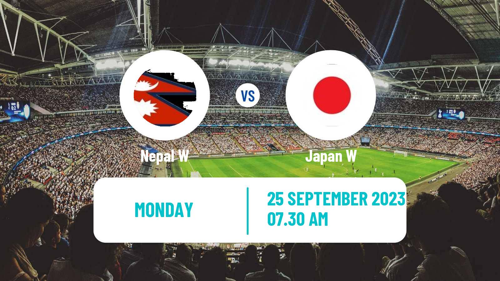 Soccer Asian Games Football Women Nepal W - Japan W