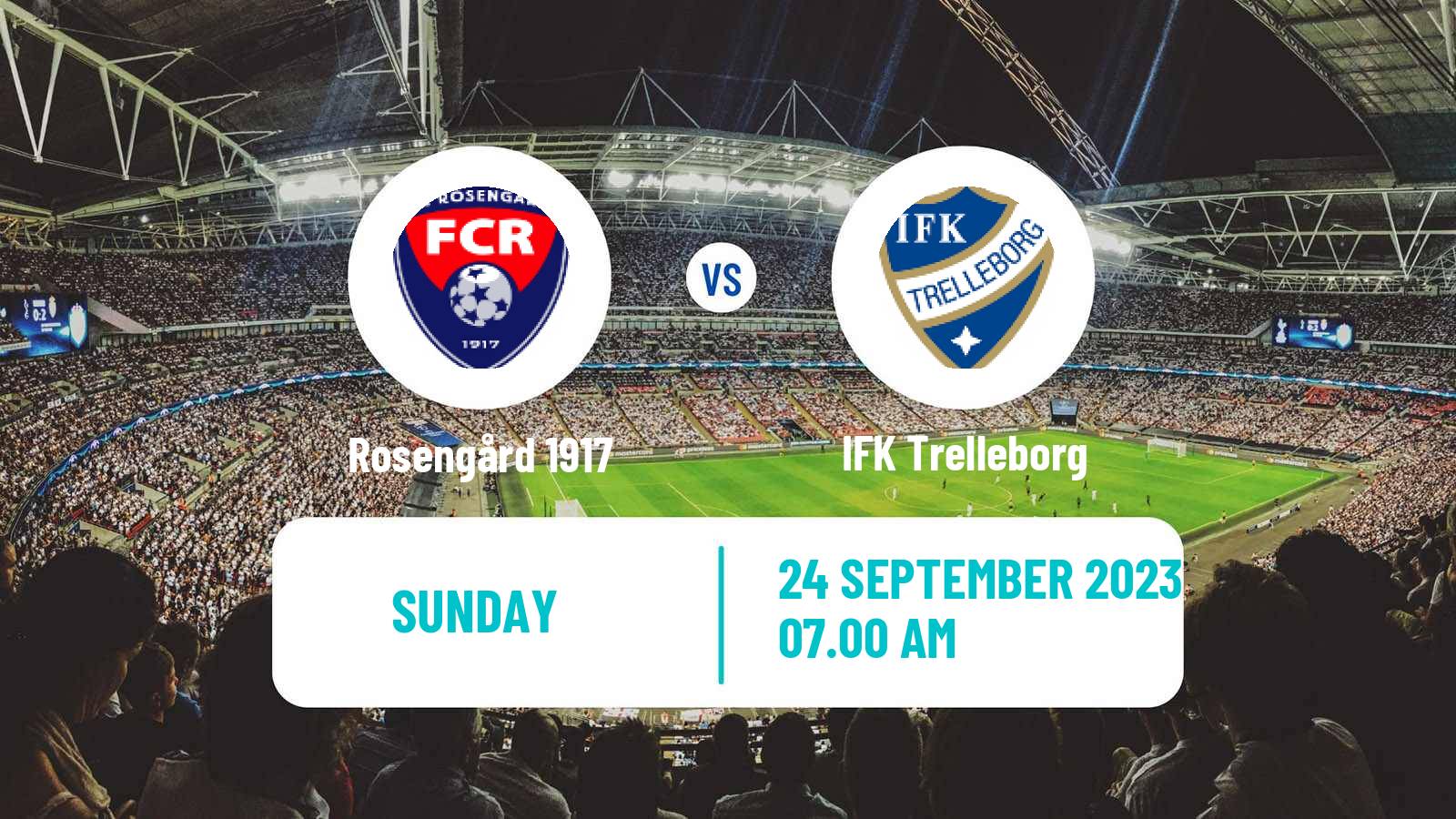 Soccer Swedish Division 2 - Södra Götaland Rosengård 1917 - IFK Trelleborg