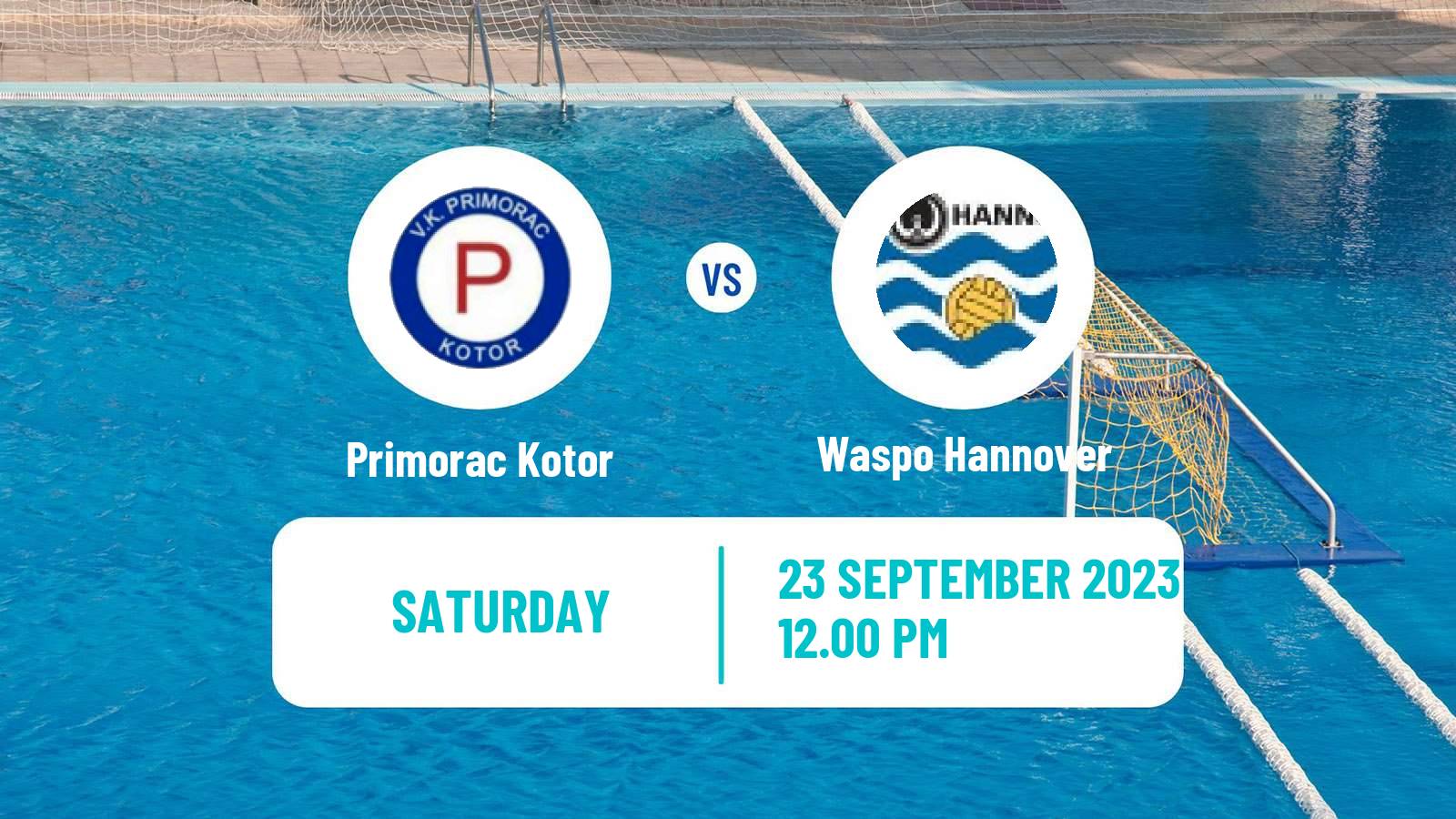 Water polo Euro Cup Water Polo Primorac Kotor - Waspo Hannover