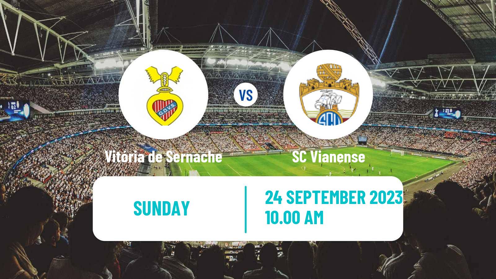 Soccer Taça de Portugal Vitória de Sernache - Vianense