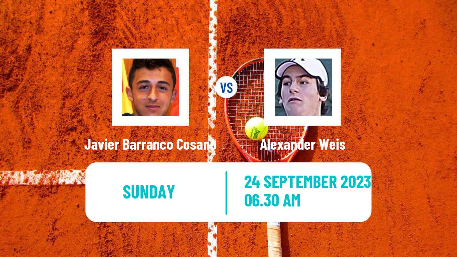 Tennis Braga Challenger Men 2023 Javier Barranco Cosano - Alexander Weis