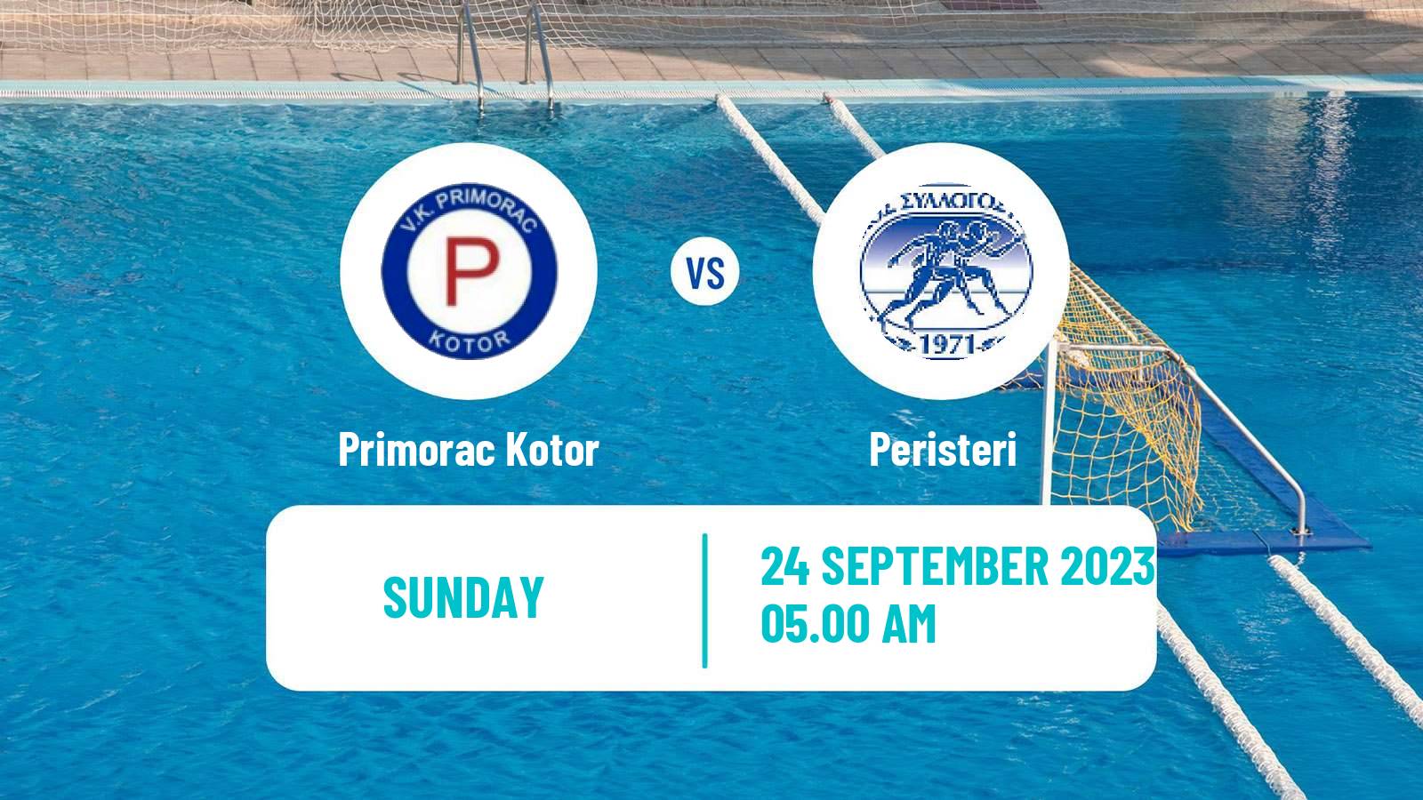 Water polo Euro Cup Water Polo Primorac Kotor - Peristeri