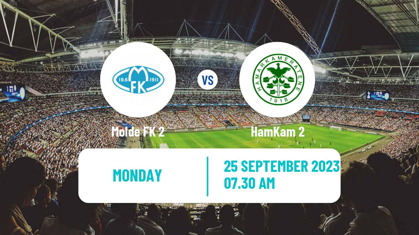 Soccer Norwegian Division 3 - Group 2 Molde 2 - HamKam 2