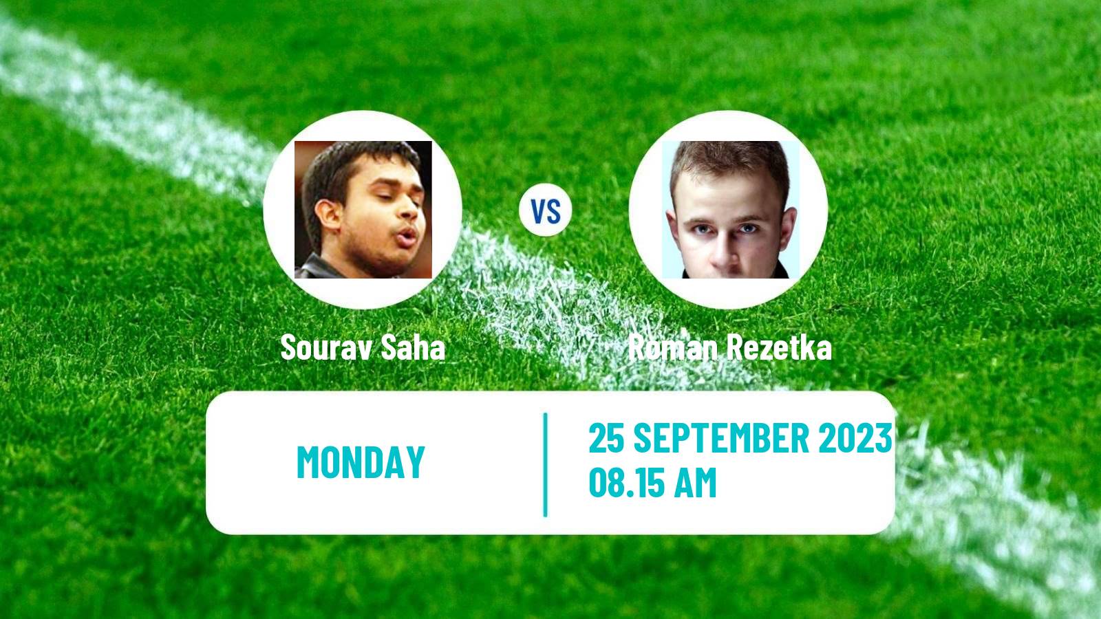Table tennis Tt Star Series Men Sourav Saha - Roman Rezetka
