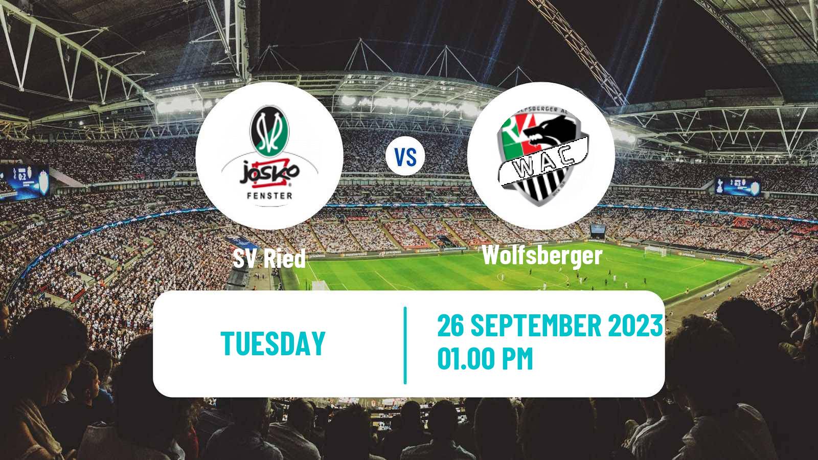 Soccer Austrian OFB Cup Ried - Wolfsberger