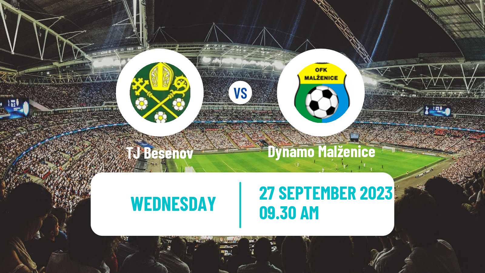 Football Slovak Cup Besenov - Dynamo Malženice