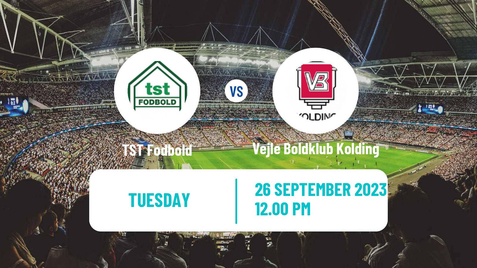 Soccer Danish Landspokal Cup TST Fodbold - Vejle Boldklub Kolding