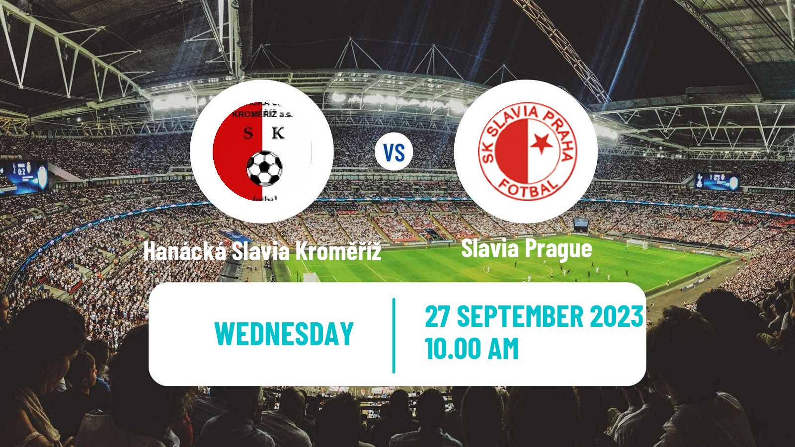 Soccer Czech Cup Hanácká Slavia Kroměříž - Slavia Prague