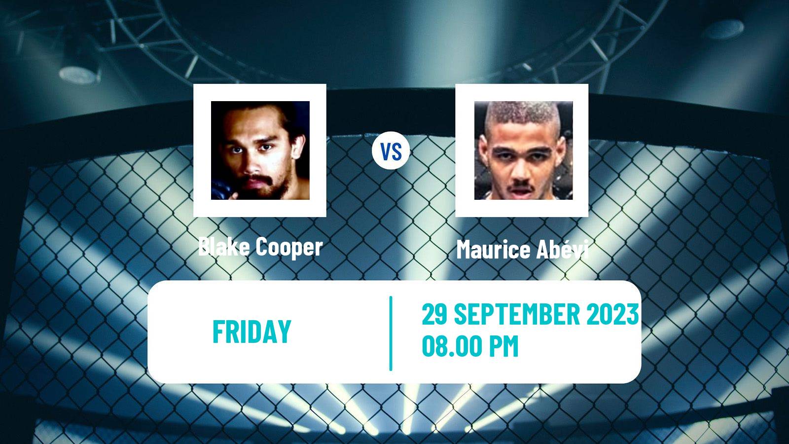 MMA Lightweight One Championship Men Blake Cooper - Maurice Abévi