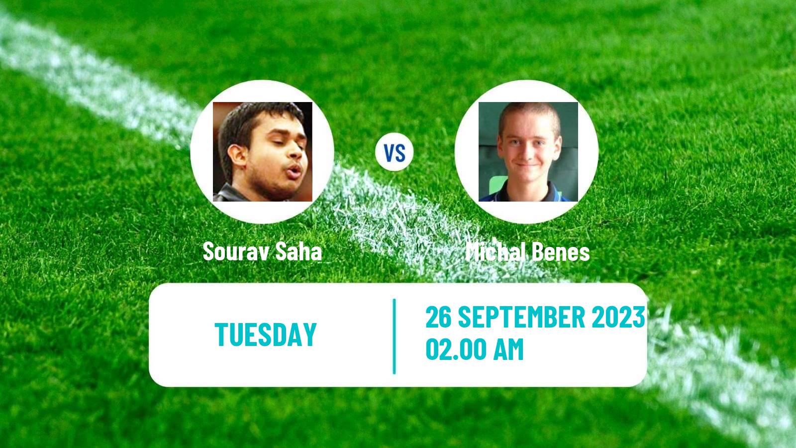 Table tennis Tt Star Series Men Sourav Saha - Michal Benes